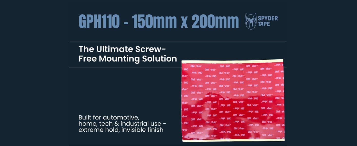 GPH-110 150mm x 200mm VHB Pad